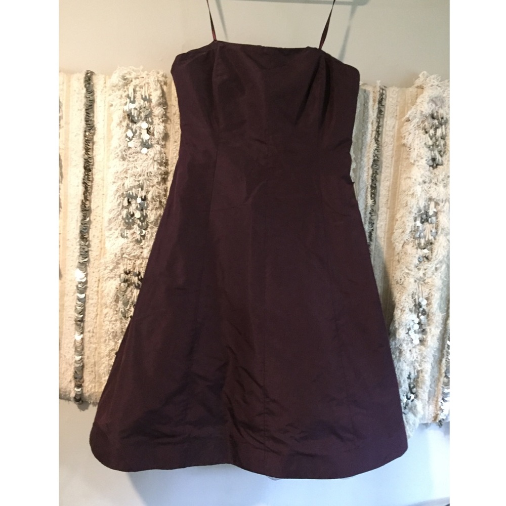 J. Crew Strapless Sadie Silk Faille dress